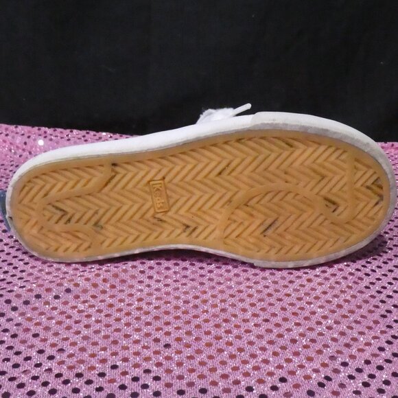 KEDS - Memory Foam Sneakers | 13M | Girls White Crew Kick '75 Shoes - Picture 7 of 15